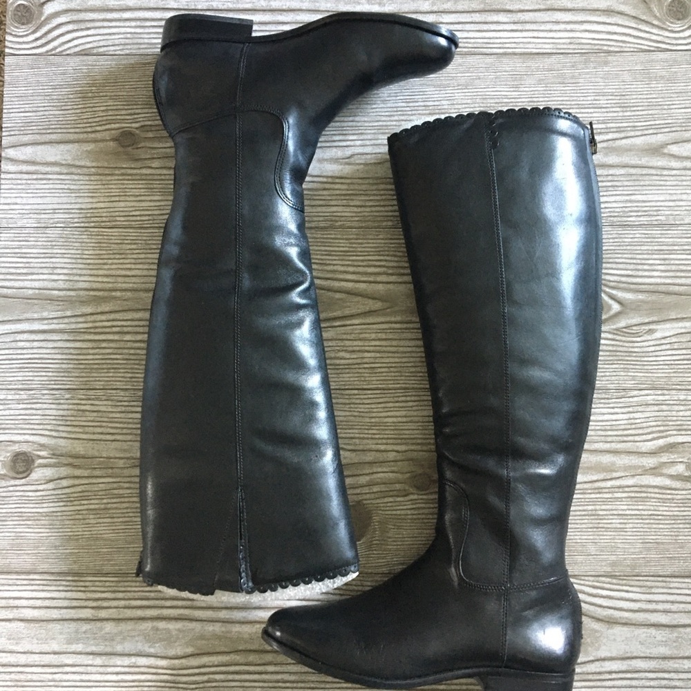 NWT | Jack Rogers Black Leather Riding Boot